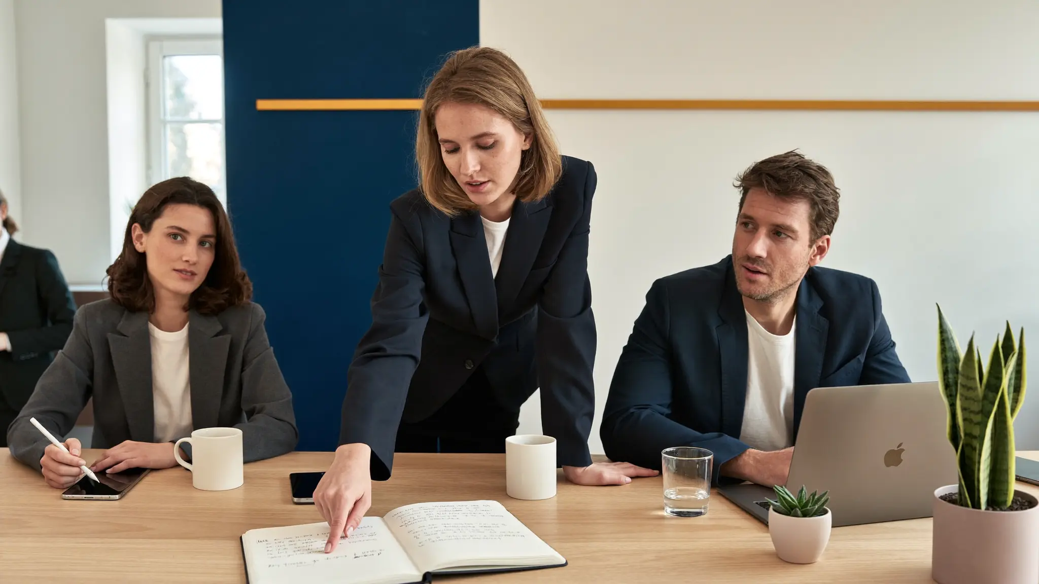 Das Förderwerk-Team in der Beratung